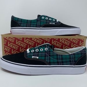 Vans Era Green/Black Plaid